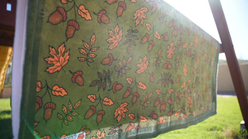 Autumn Leaves Minky Blanket