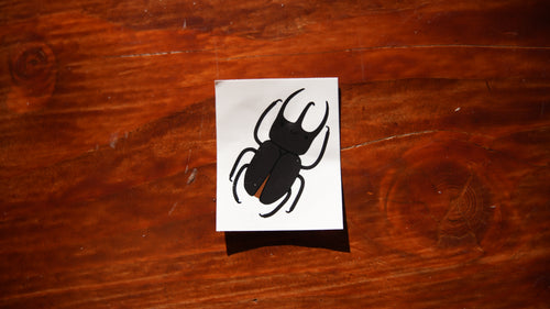 Horned Beetle sticker
