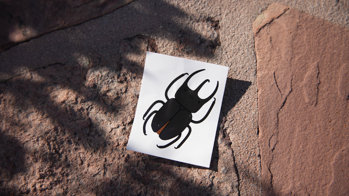Horned Beetle sticker